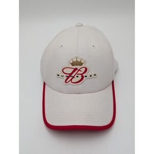 Chase Authentics Budweiser NASCAR Dale Earnhardt Jr #8 Hat White Red Flex Fit